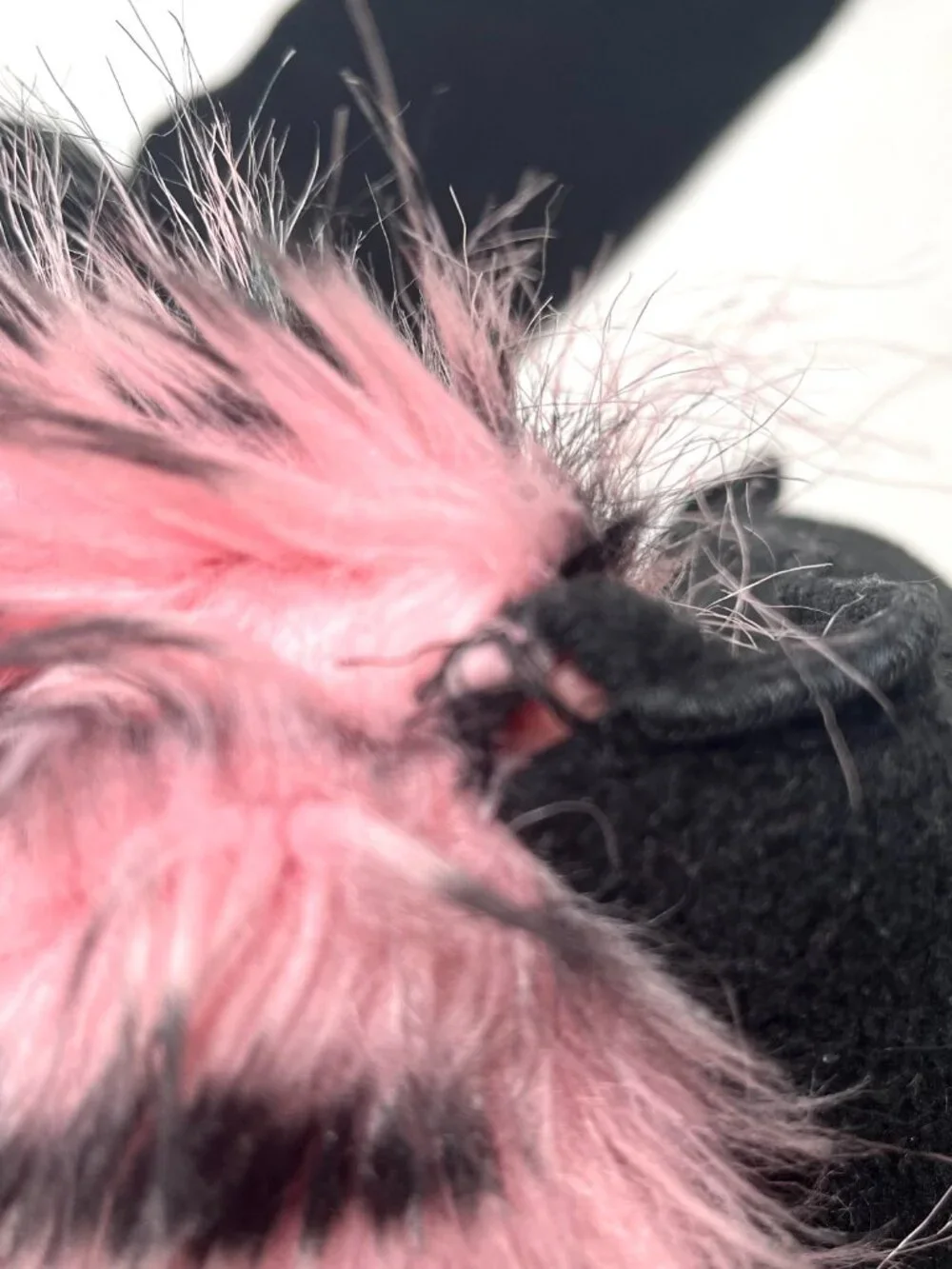 Pink Faux Fur Boot Liners Fuzzy Leopard Print Cheetah Animal Knee Socks Fleece